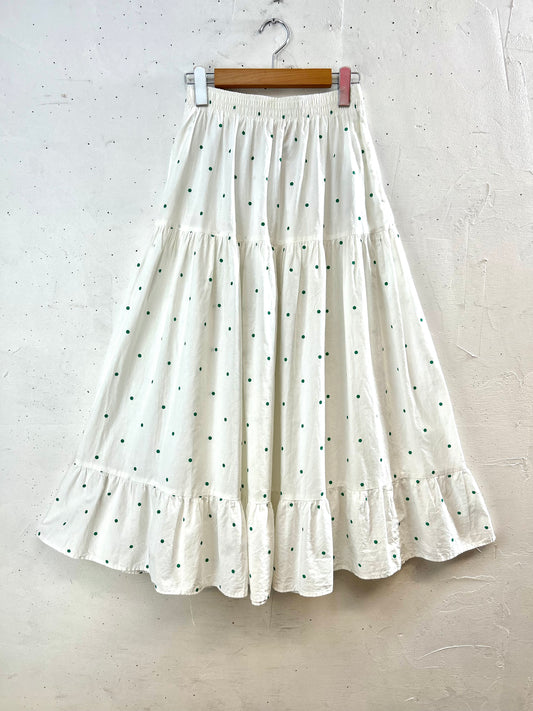 Vintage Tiered Skirt  [E30319]
