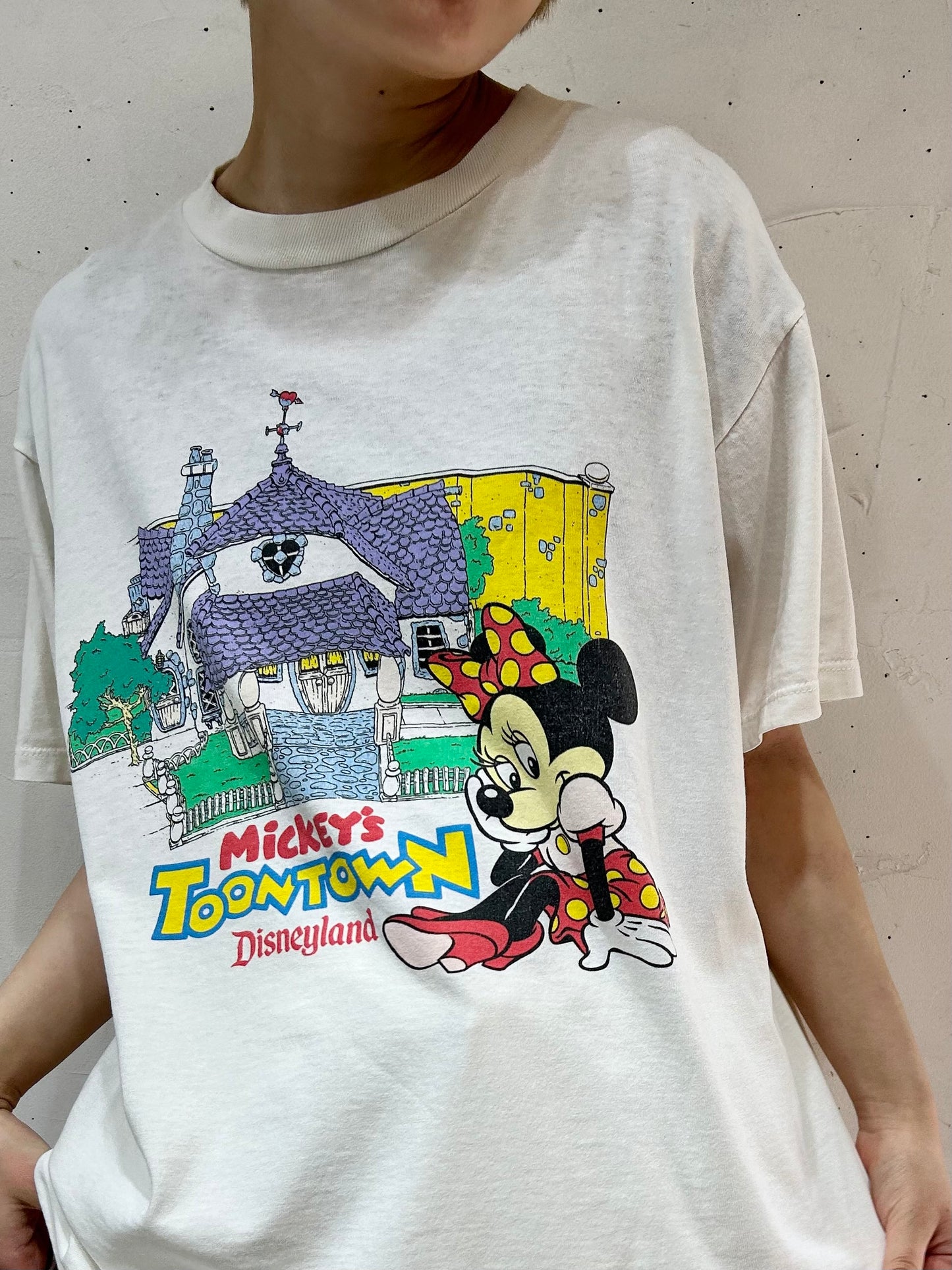 '90s Vintage Disney T-Shirt MADE IN USA [D26821]