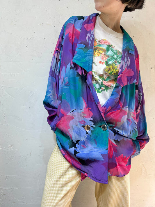 Vintage Flower Light Jacket  [H24835]