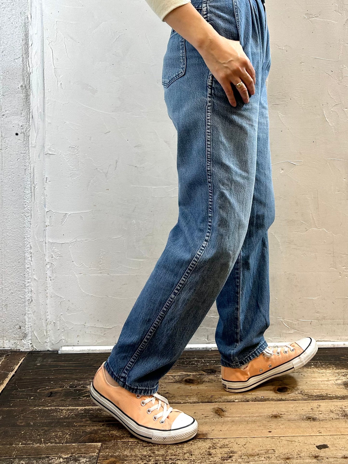 ’70s Vintage Denim Pants  [I28583]