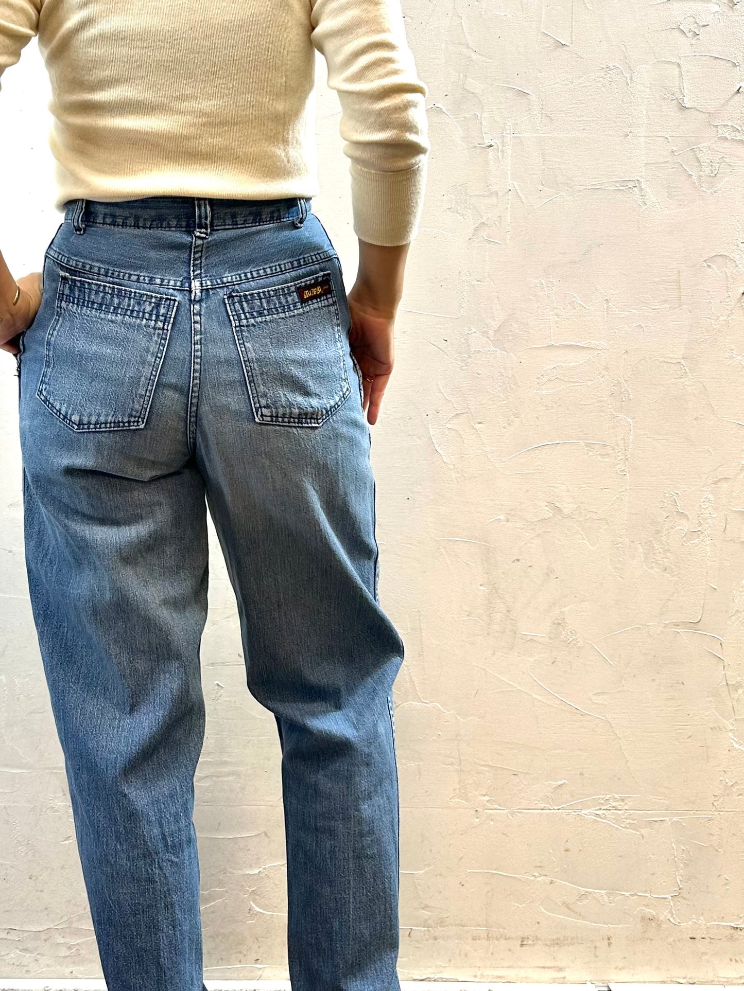 ’70s Vintage Denim Pants  [I28583]