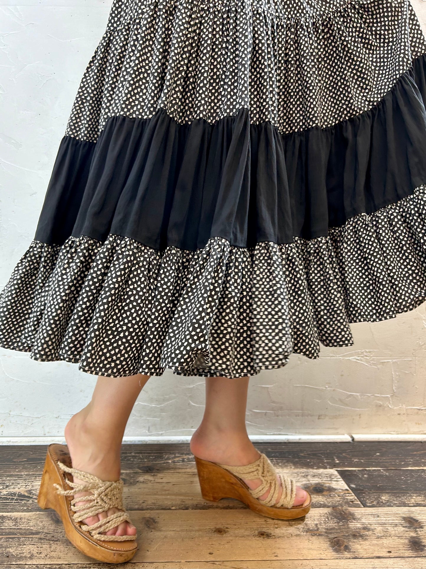 Vintage Tiered Skirt [G27987]