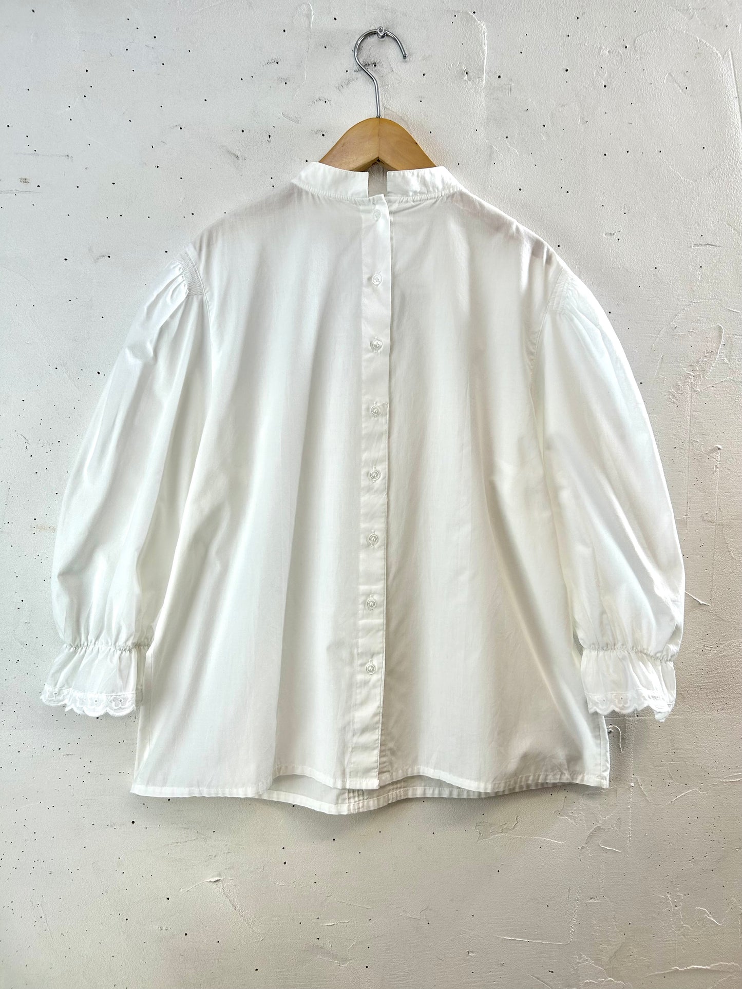 Vintage White Blouse [F30542]