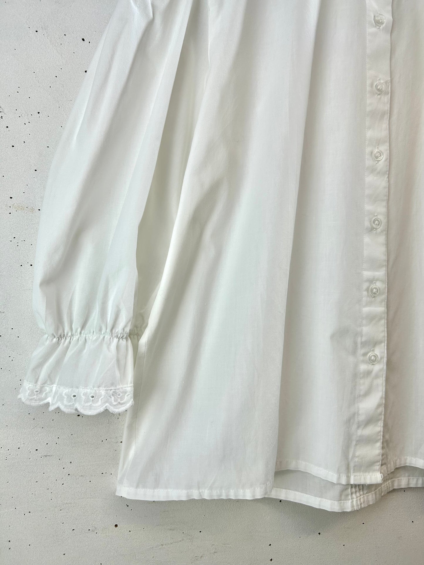 Vintage White Blouse [F30542]