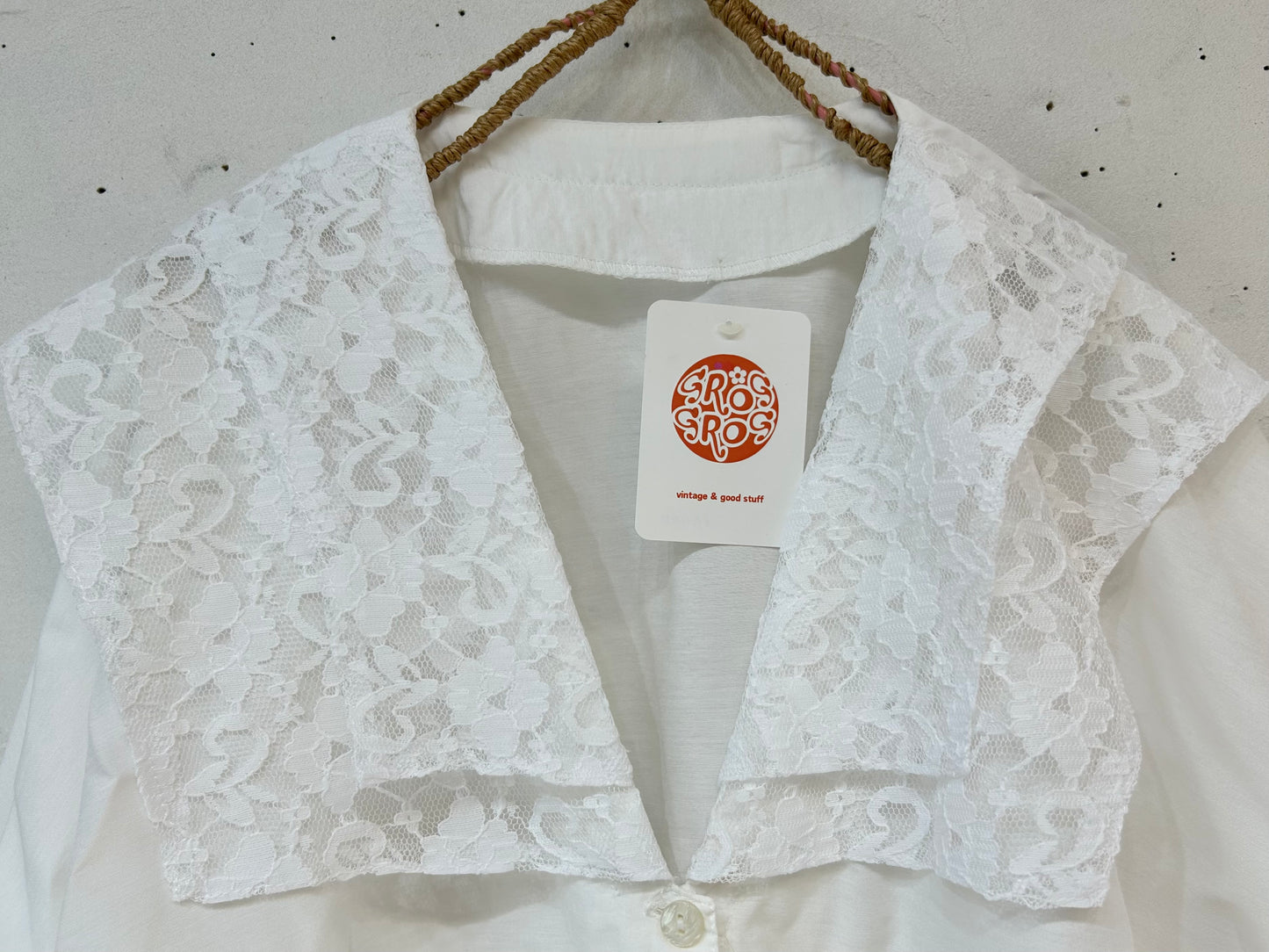 Vintage White Blouse [E27120]