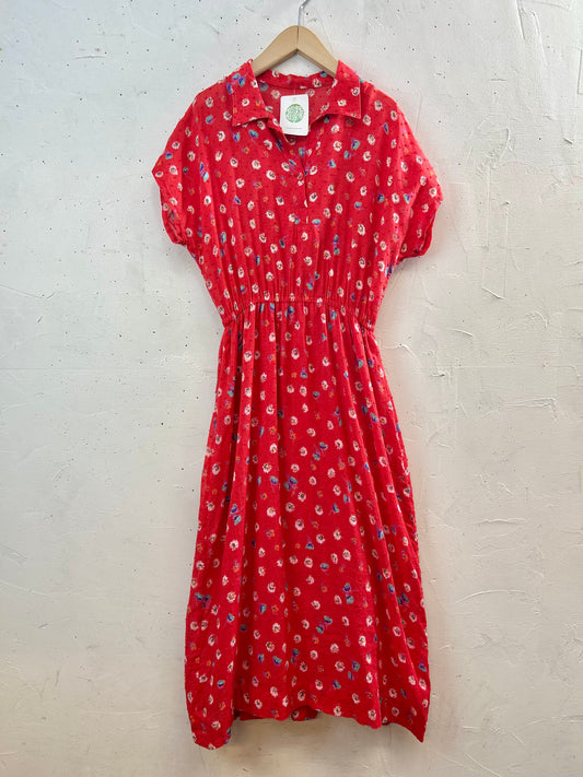 Vintage Flower Dress [E30329]