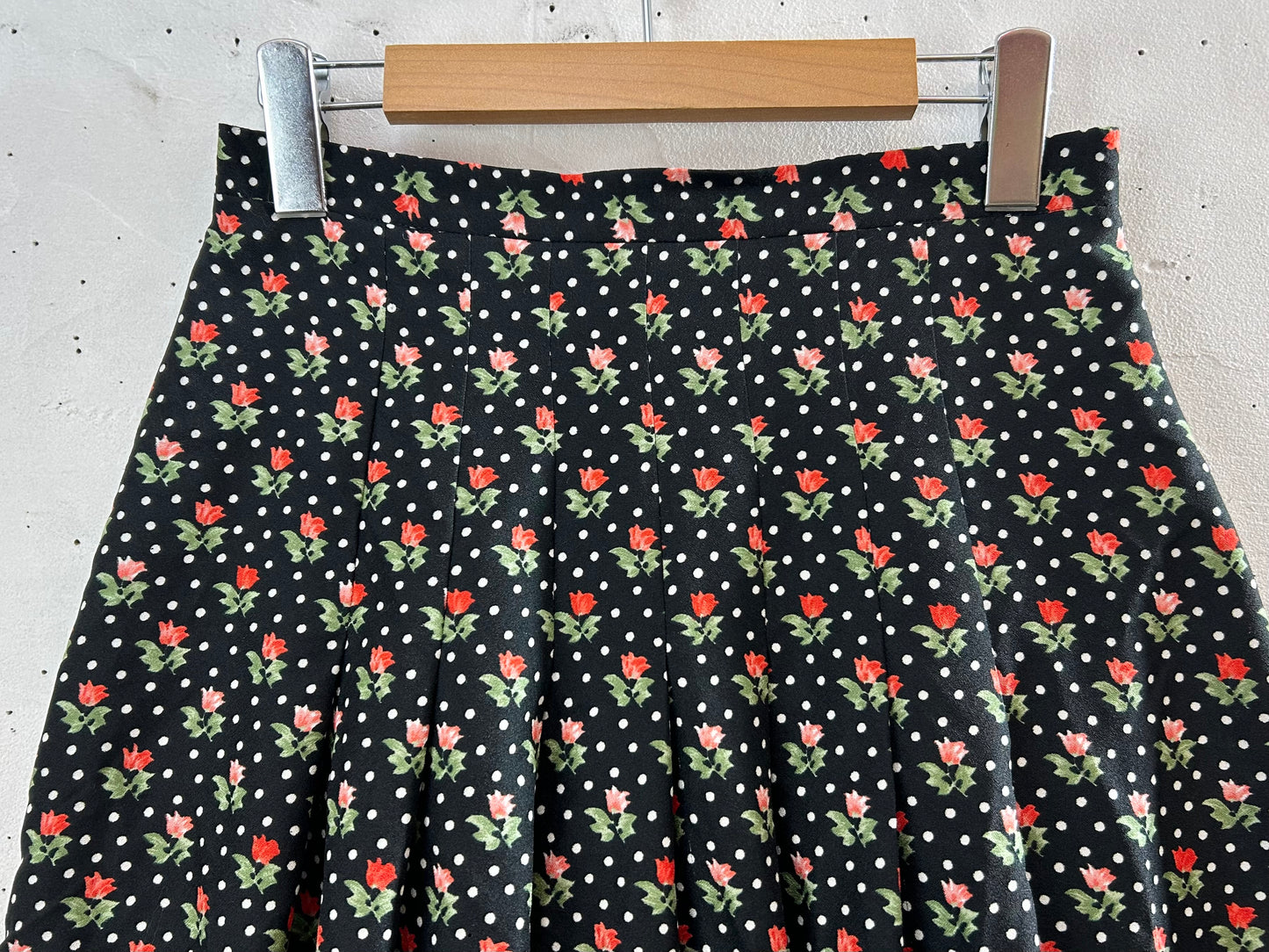 Vintage Flower End Pattern Skirt [B29467]