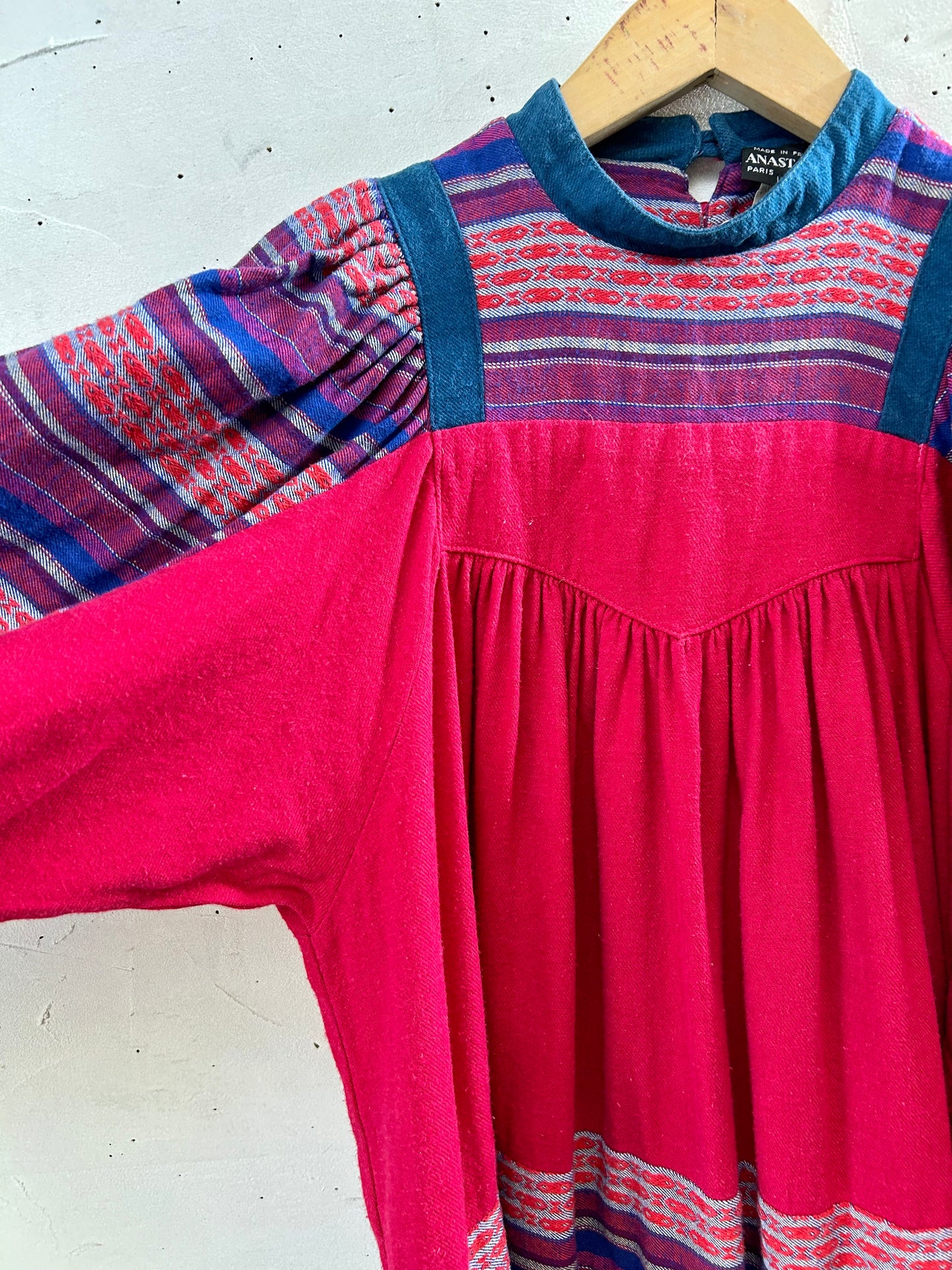 Vintage Dress MADE IN FRANCE 〜ANASTASIA〜 [I28364]