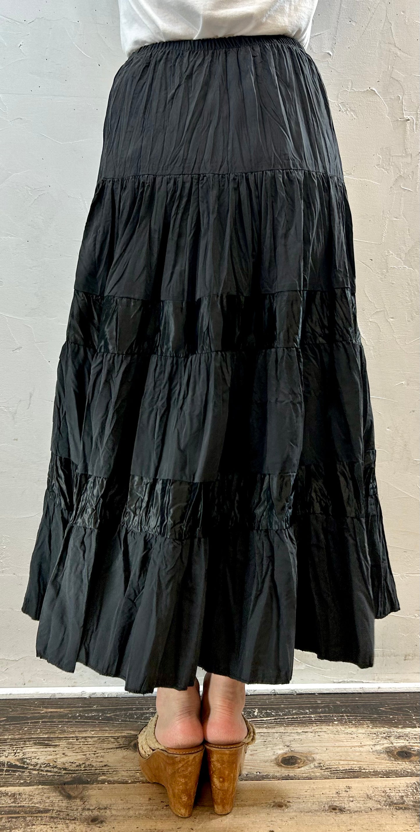 Vintage Tiered Skirt MADE IN FRANCE [F27693]