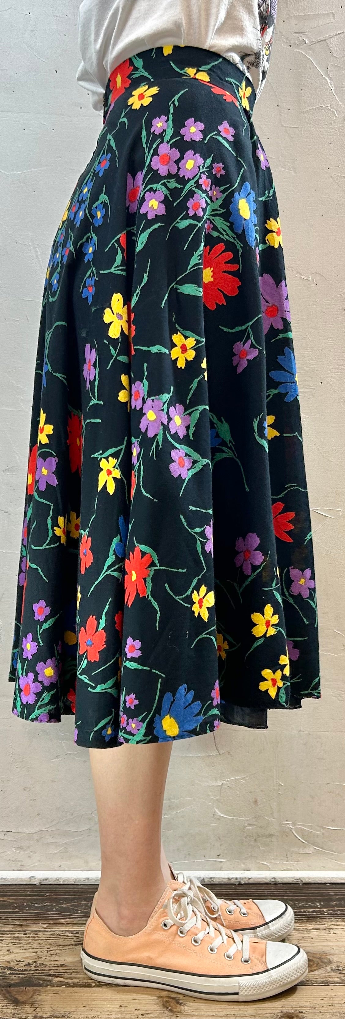 Vintage Flower Skirt  [F27694]