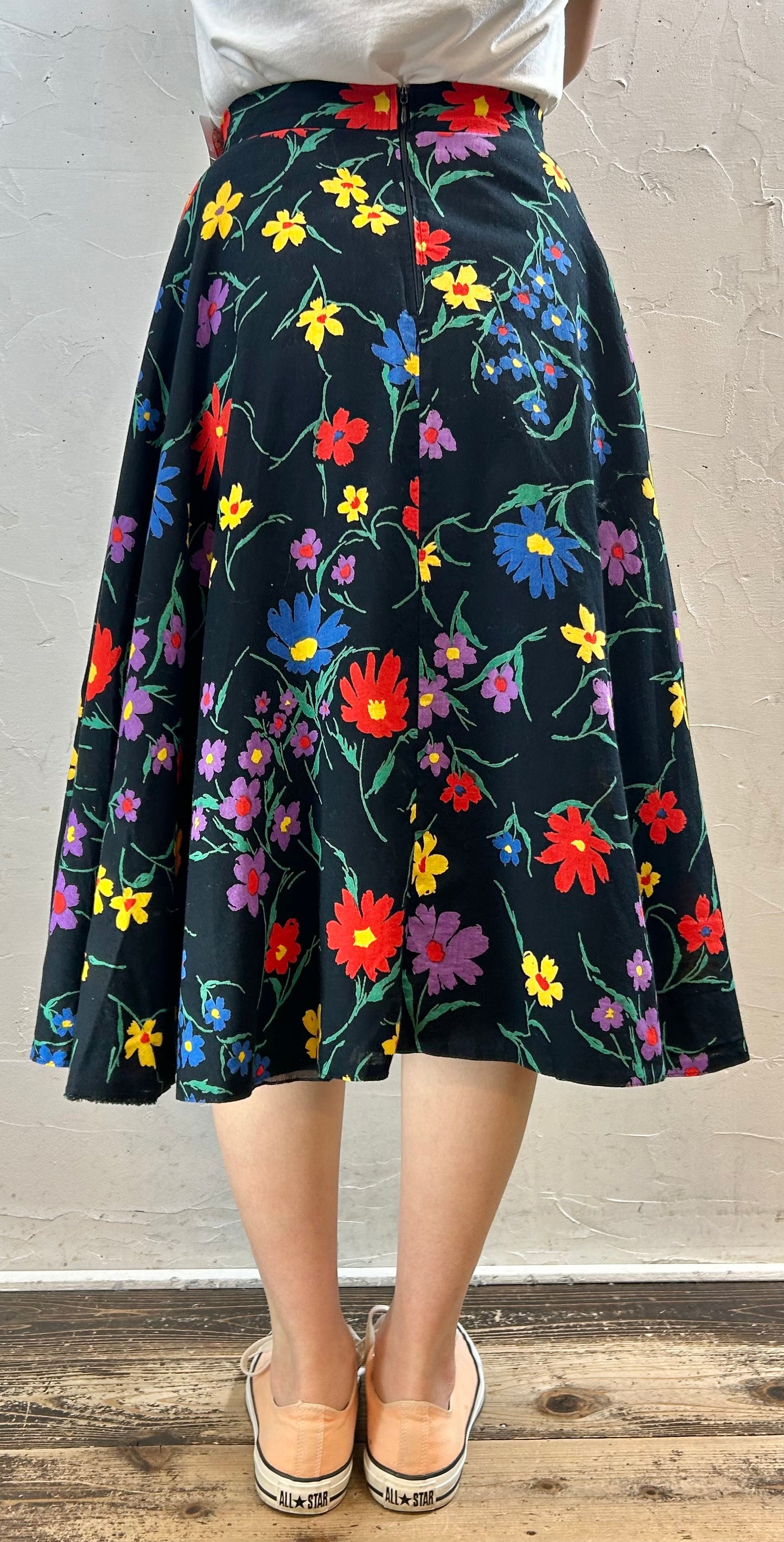 Vintage Flower Skirt  [F27694]