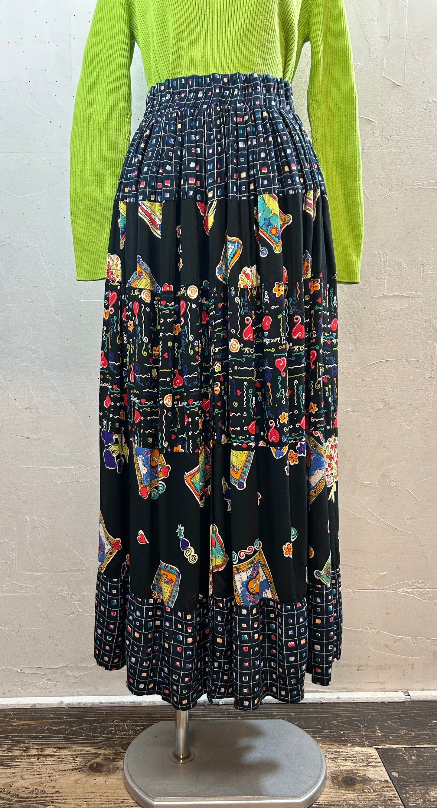 Vintage Tiered Skirt [B29468]