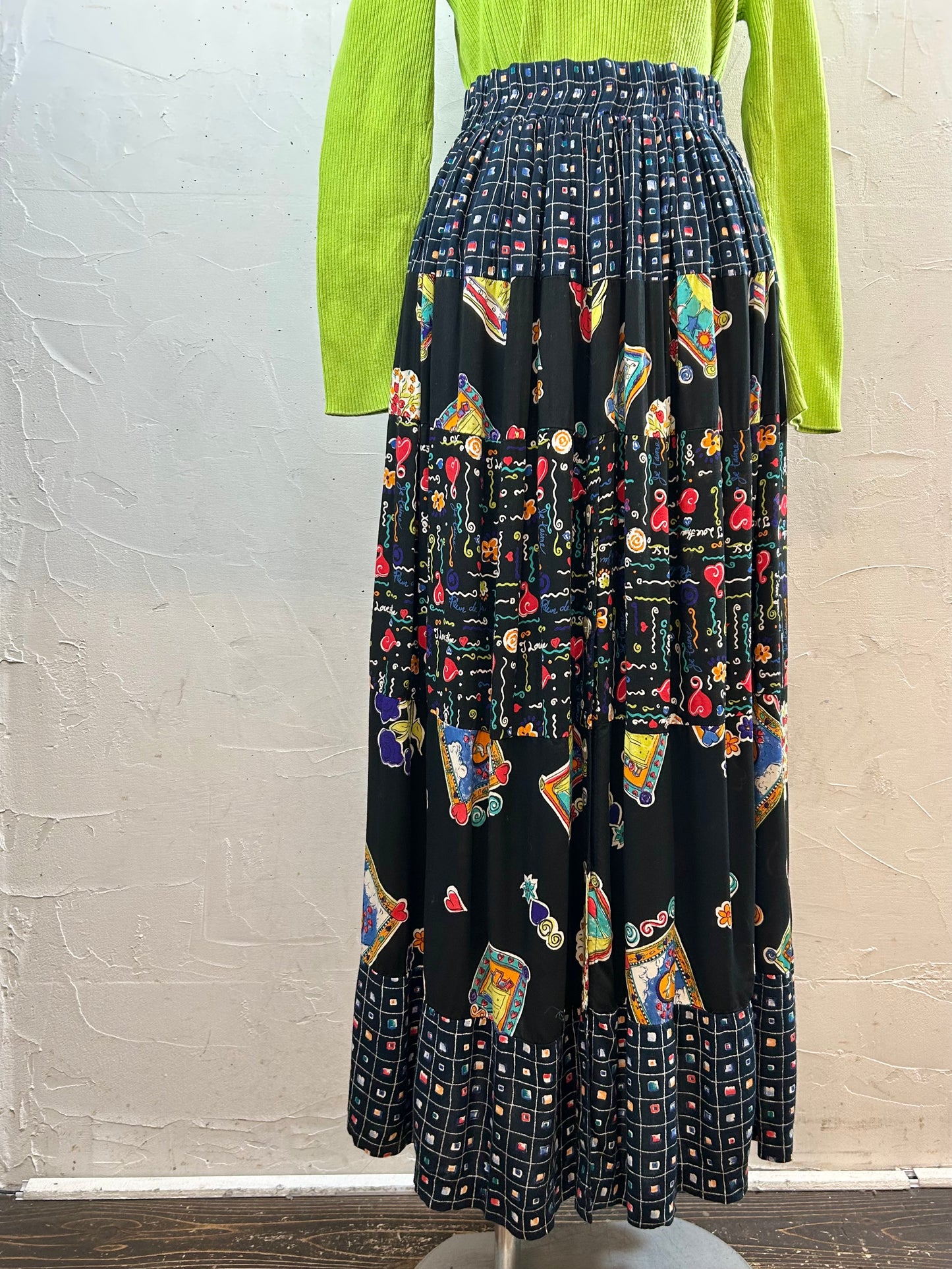 Vintage Tiered Skirt [B29468]