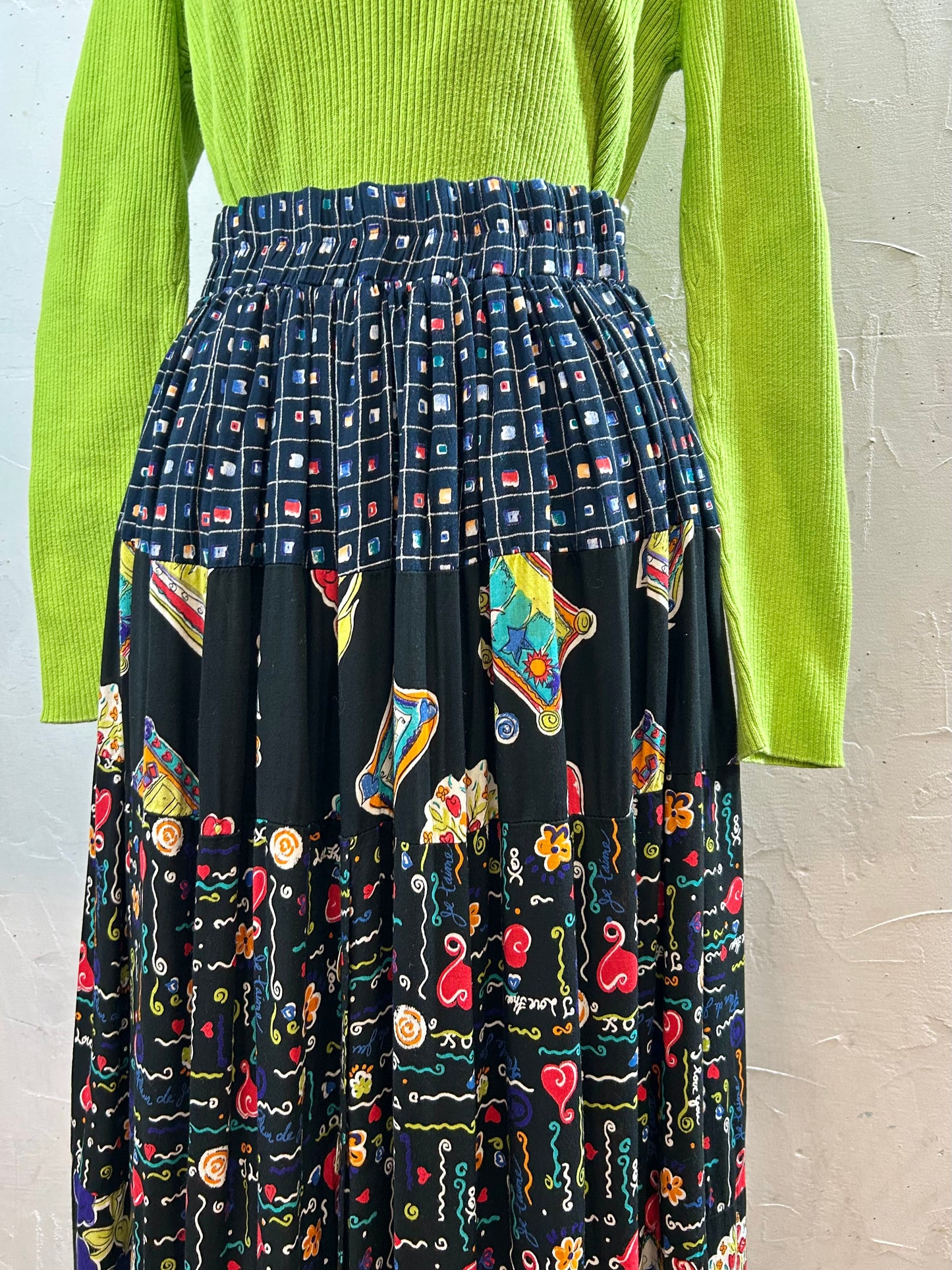 Vintage Tiered Skirt [B29468]