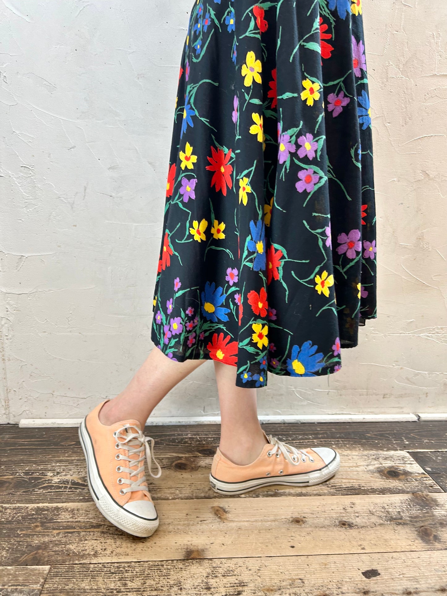 Vintage Flower Skirt  [F27694]