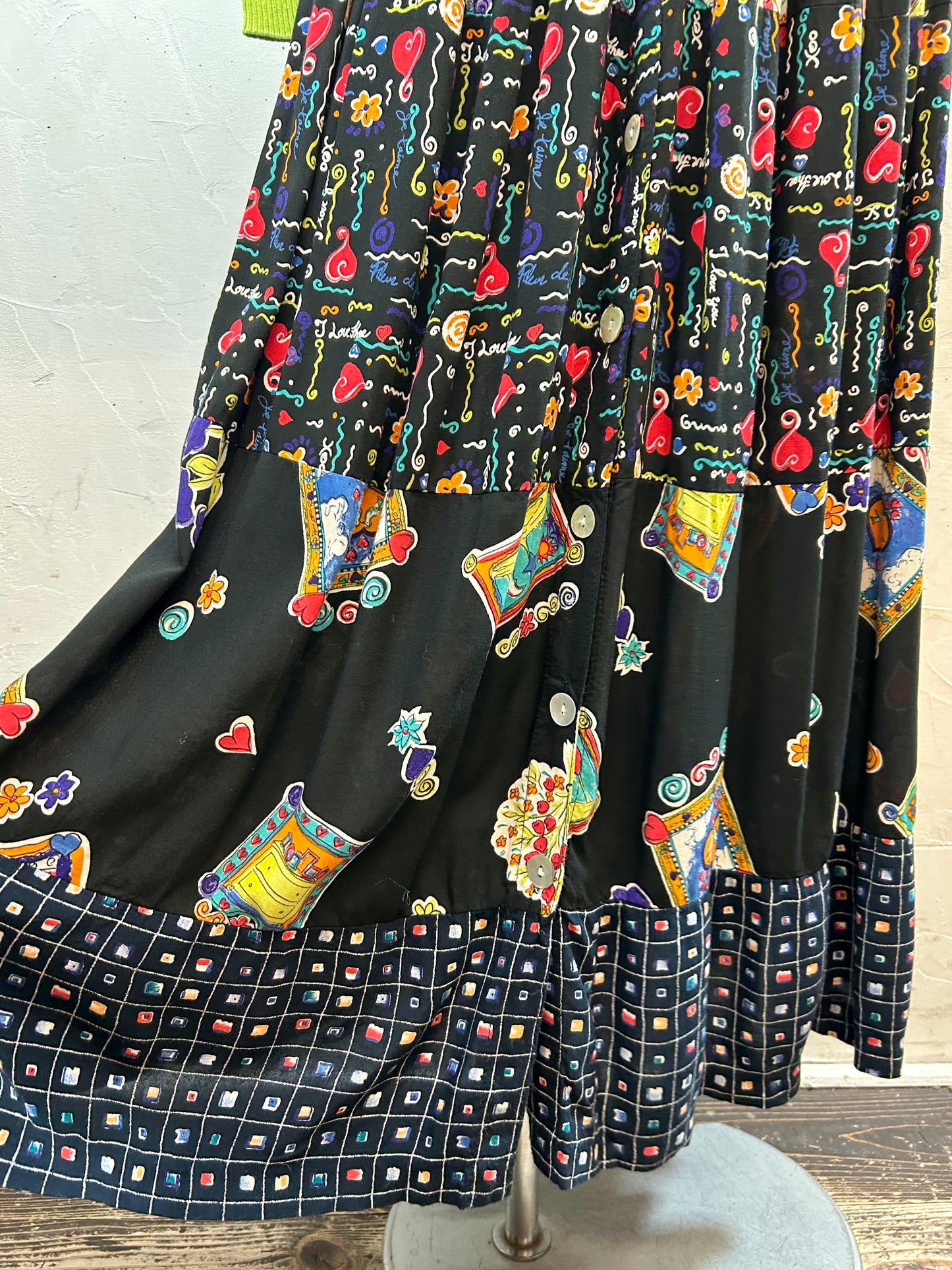 Vintage Tiered Skirt [B29468]