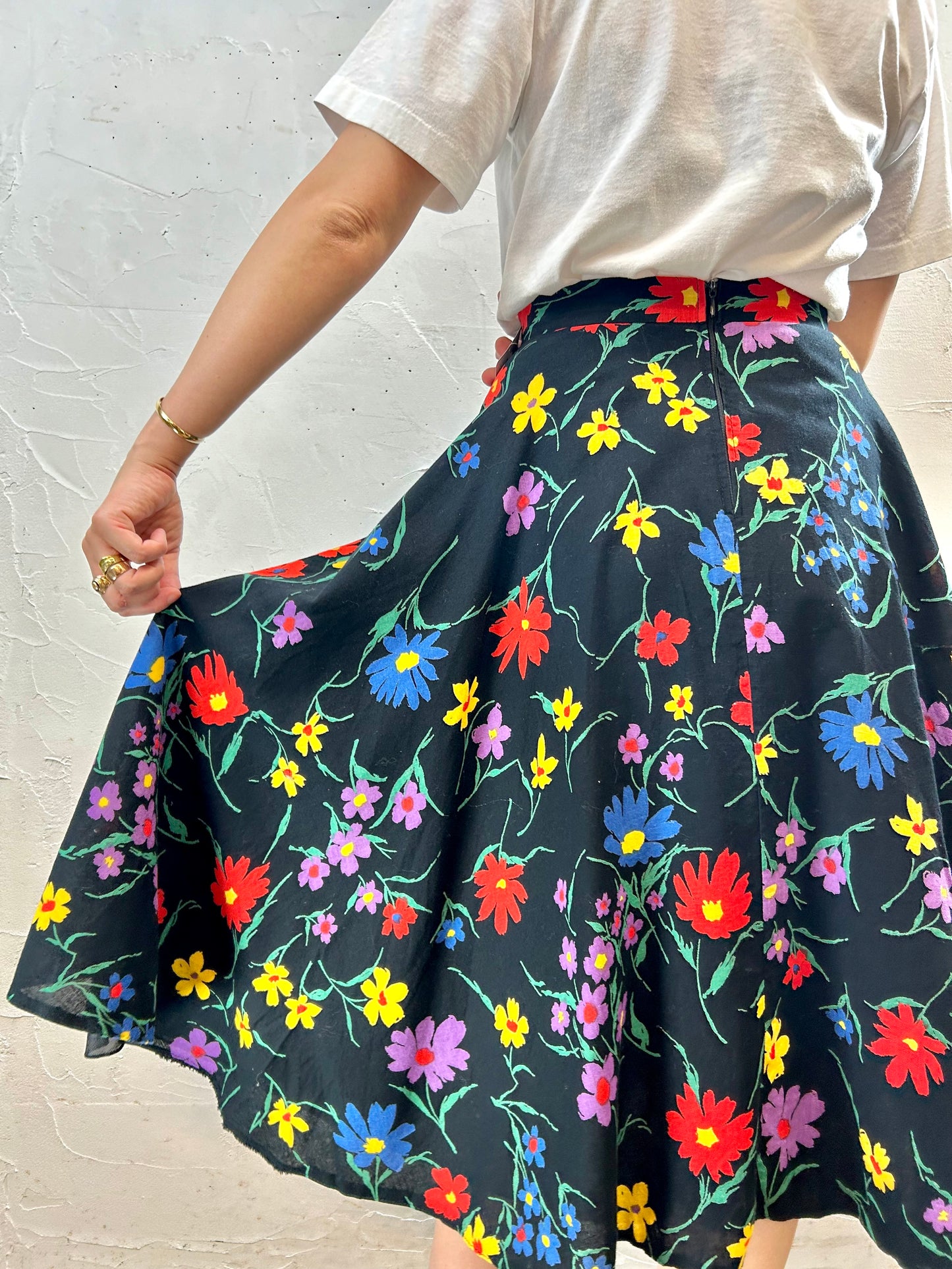 Vintage Flower Skirt  [F27694]