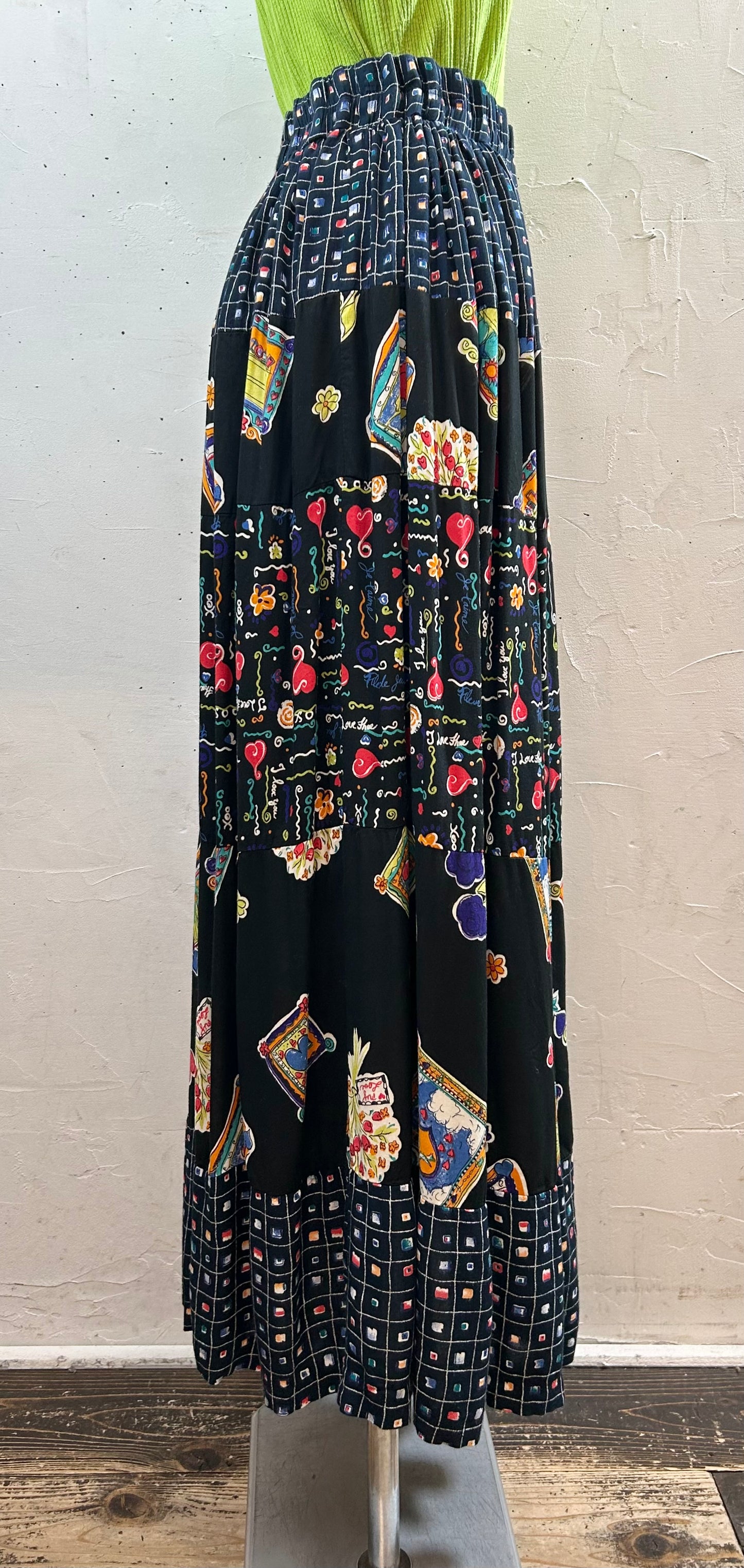 Vintage Tiered Skirt [B29468]