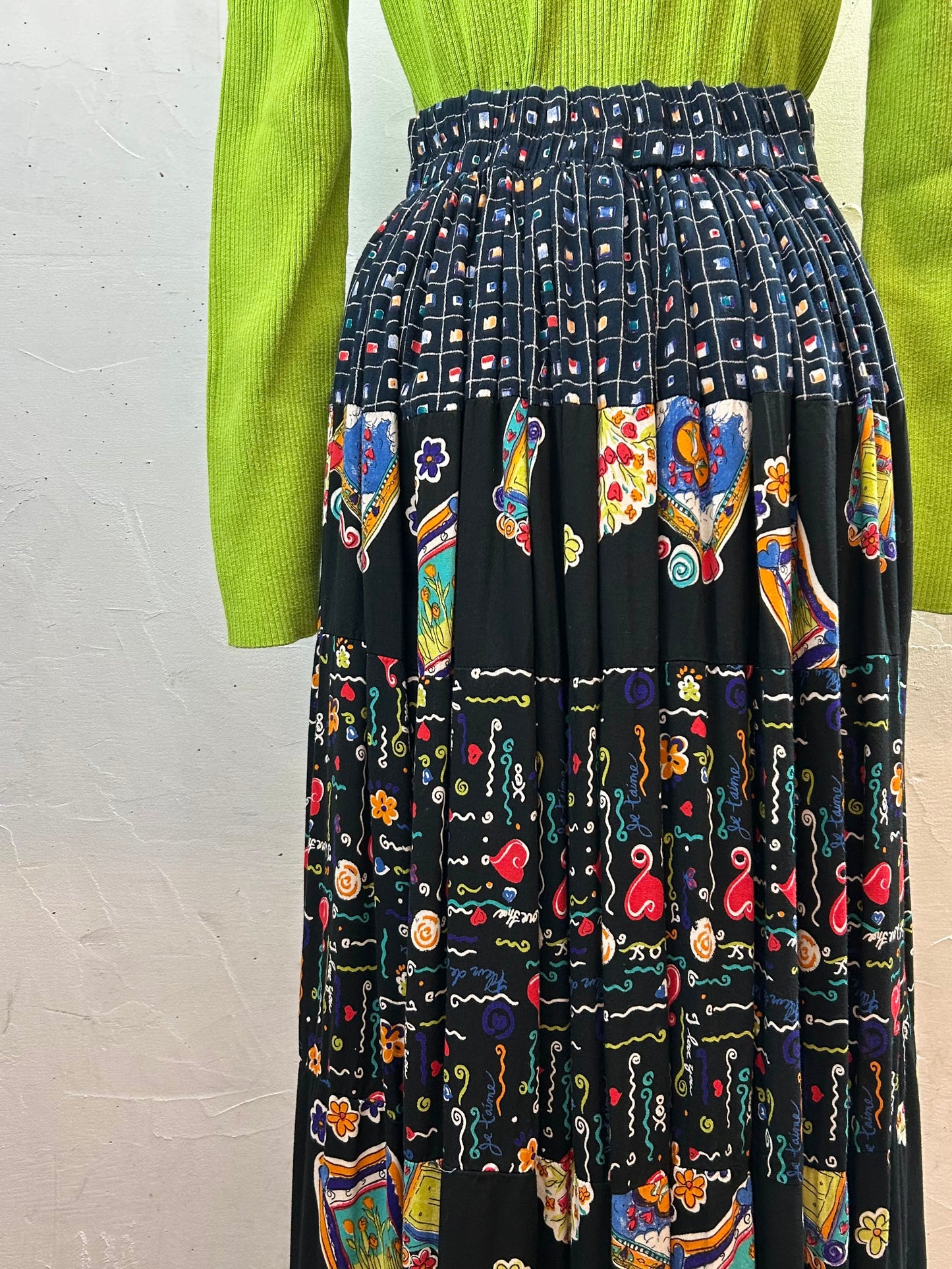 Vintage Tiered Skirt [B29468]