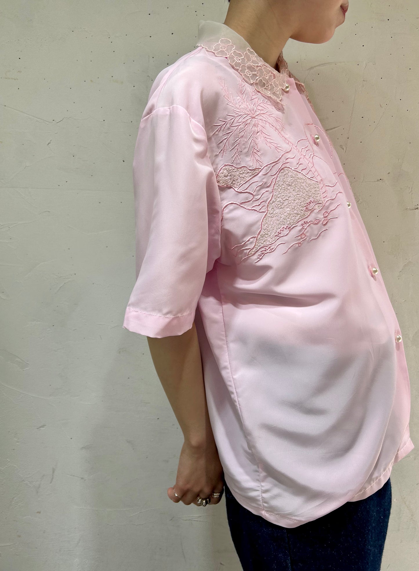 Vintage Embroidery Shirt [C26653]