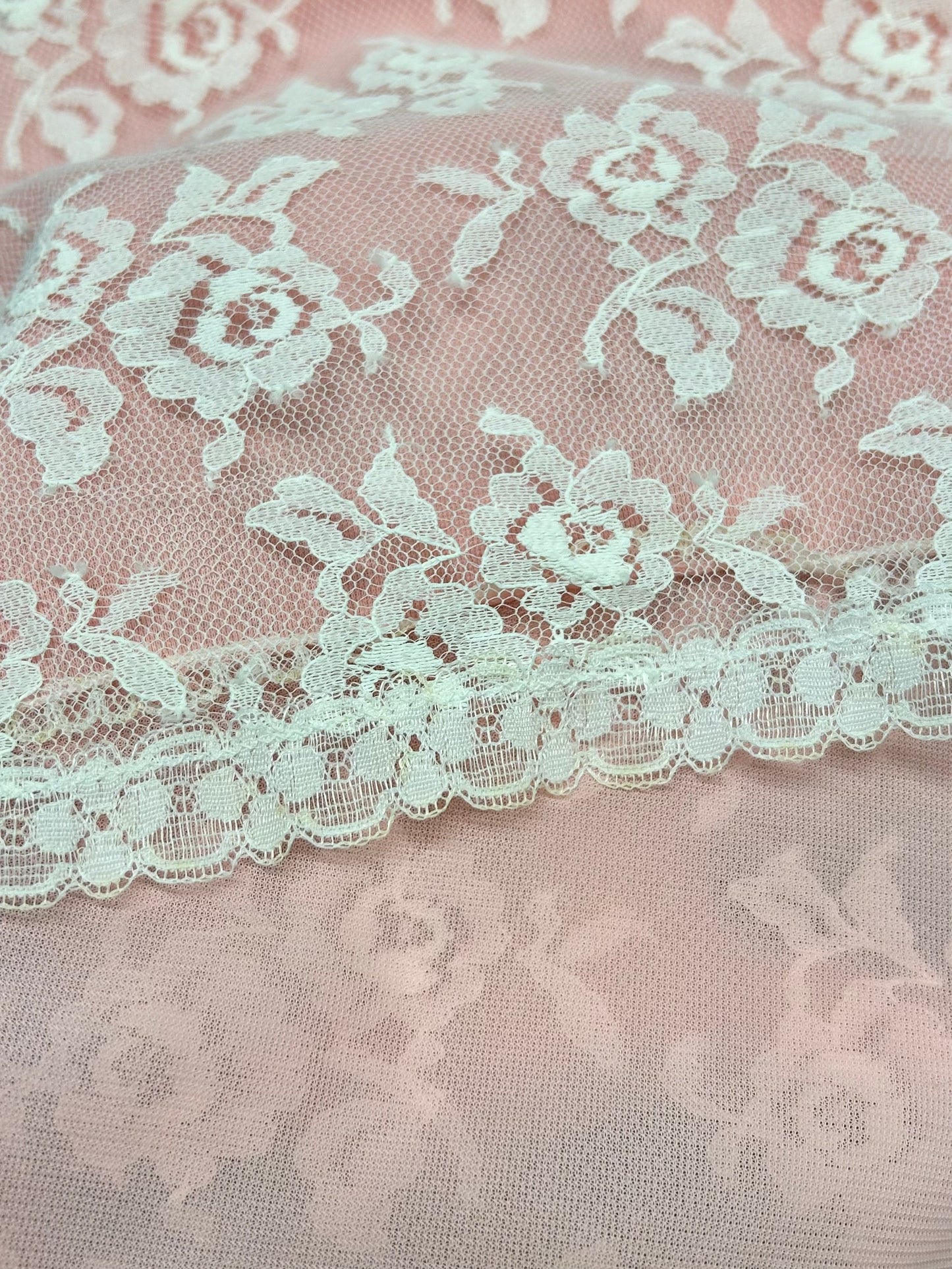 Vintage Lingerie Lace Gown [C29684]