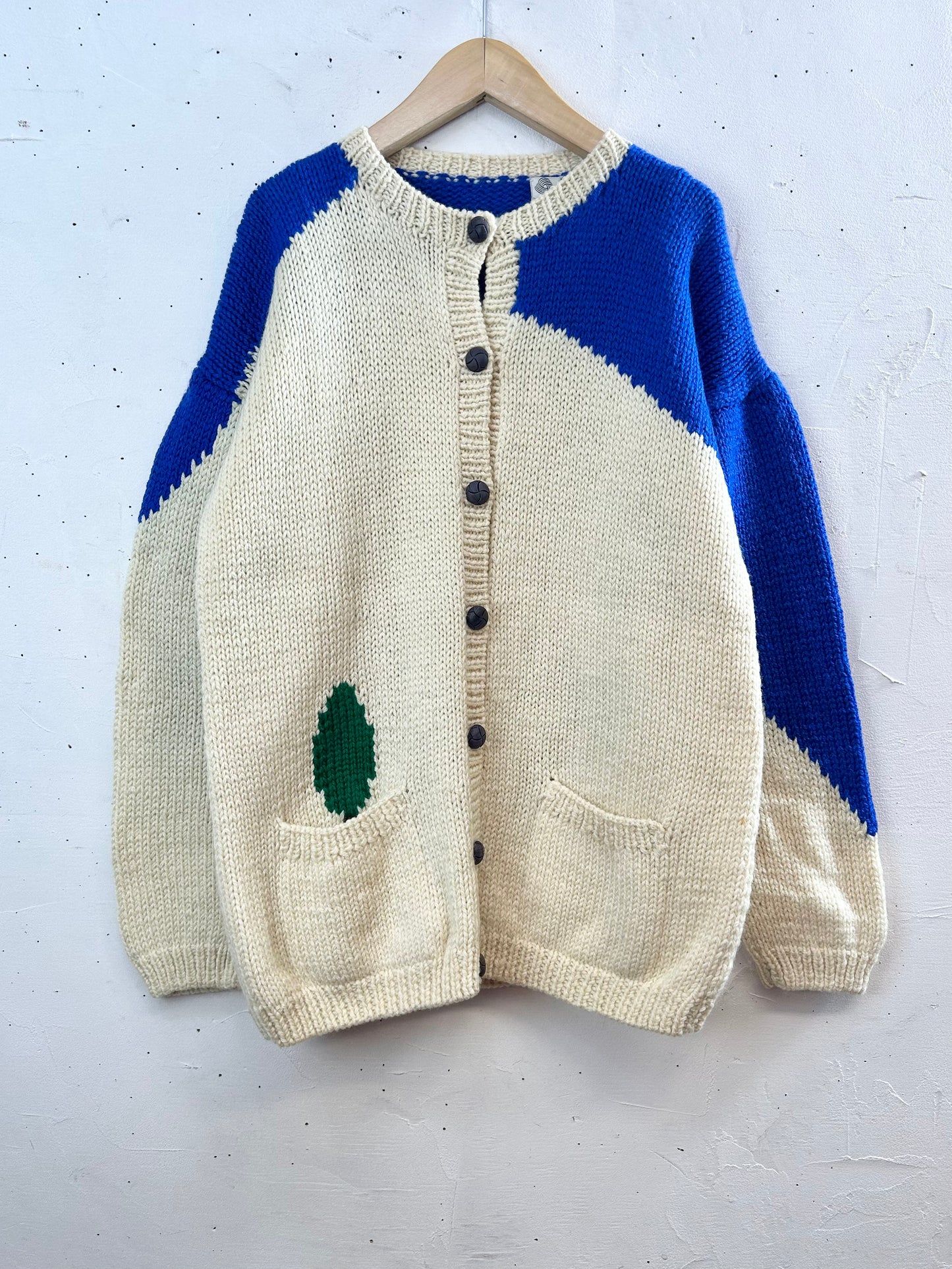 Vintage Hand Knit Cardigan [A29438]