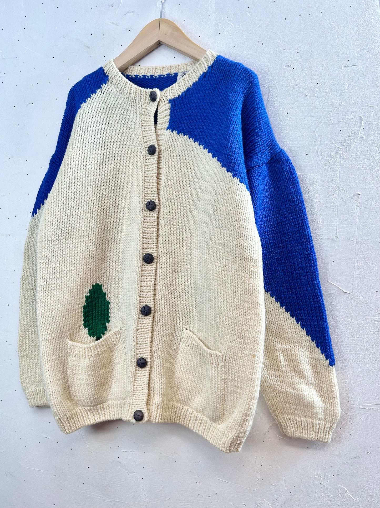 Vintage Hand Knit Cardigan [A29438]