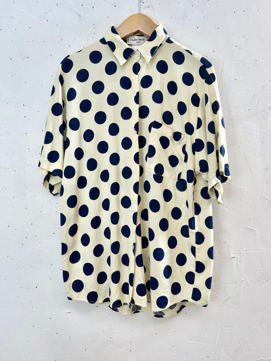 Vintage Shirt  MADE IN FRANCE [D29919]