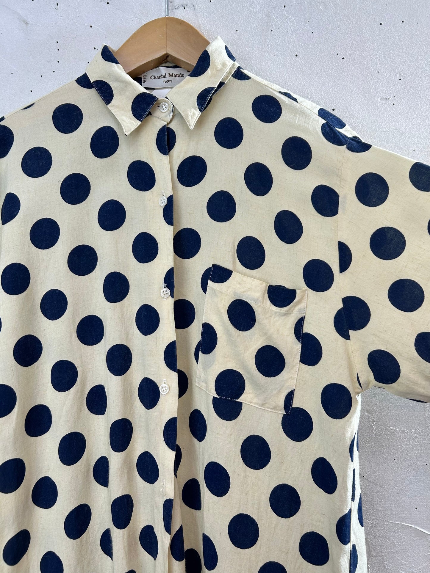 Vintage Shirt  MADE IN FRANCE [D29919]