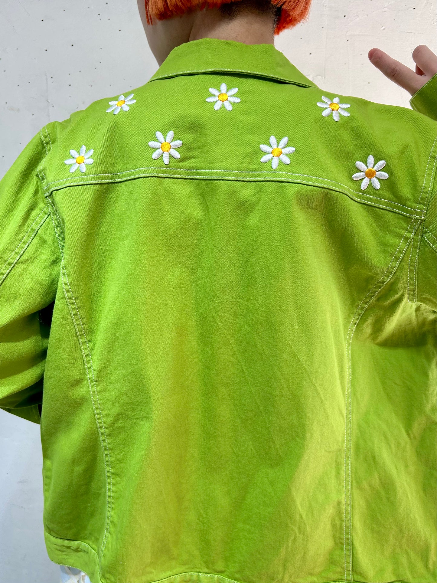 Vintage Flower Embroidery Jacket [B26328]