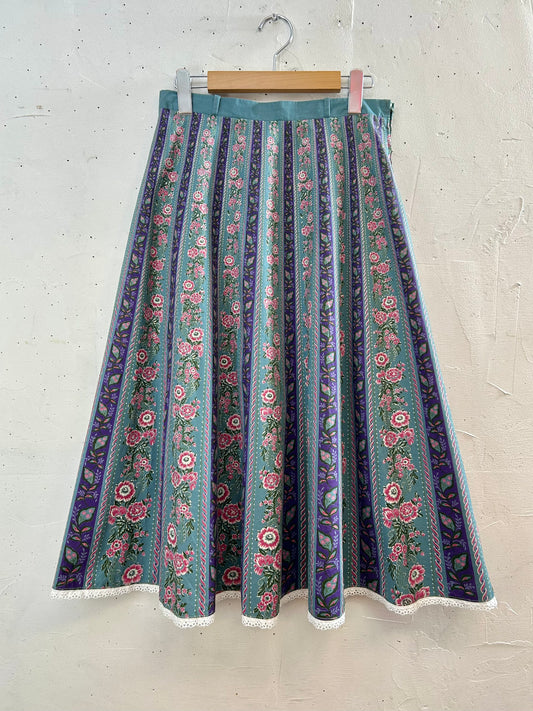 Vintage Tyrol Skirt MADE IN WEST GERMANY [D29917]