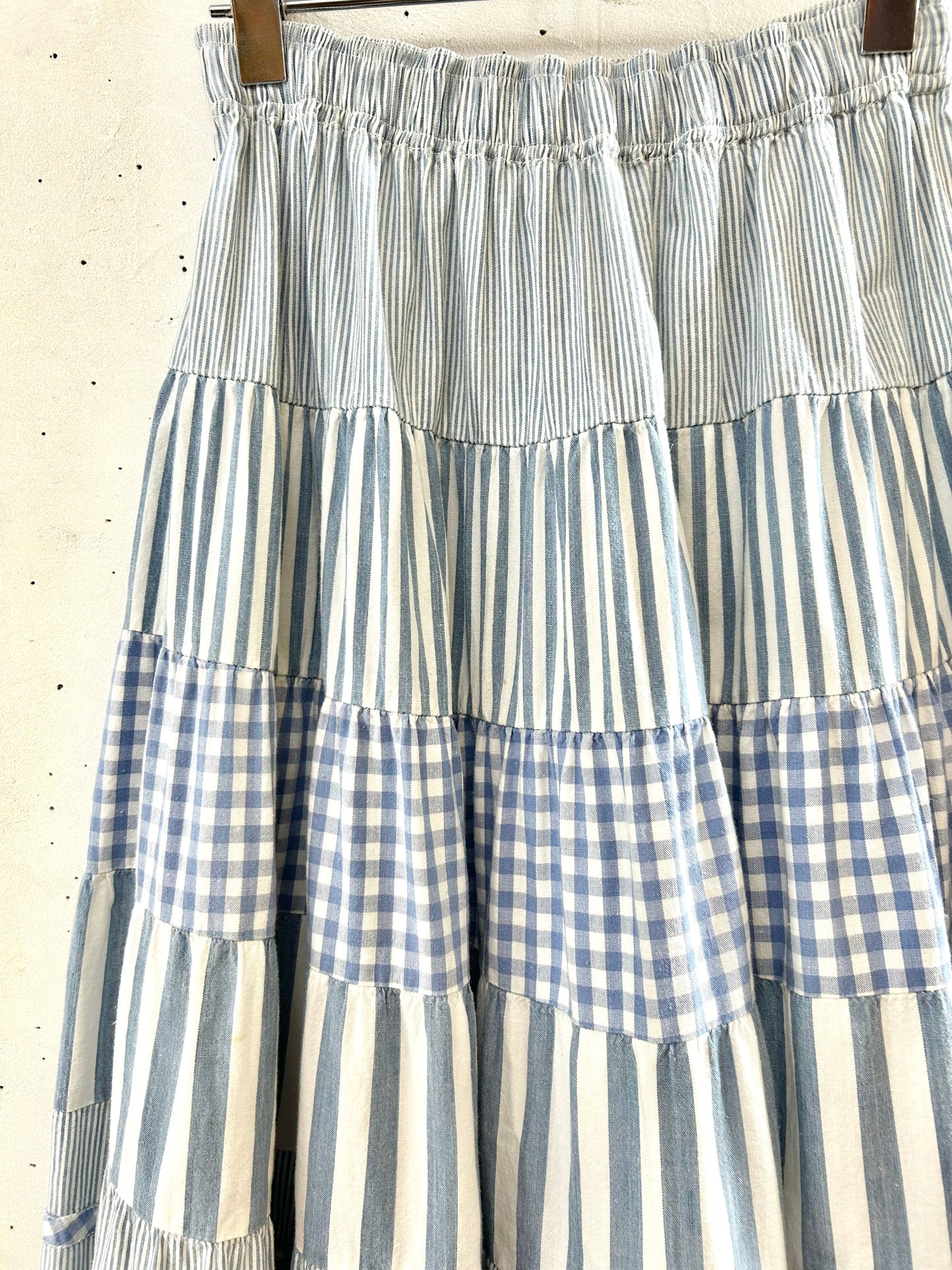 Vintage Cotton Tiered Skirt 〜CALOLE LITTLE〜 [F27682]