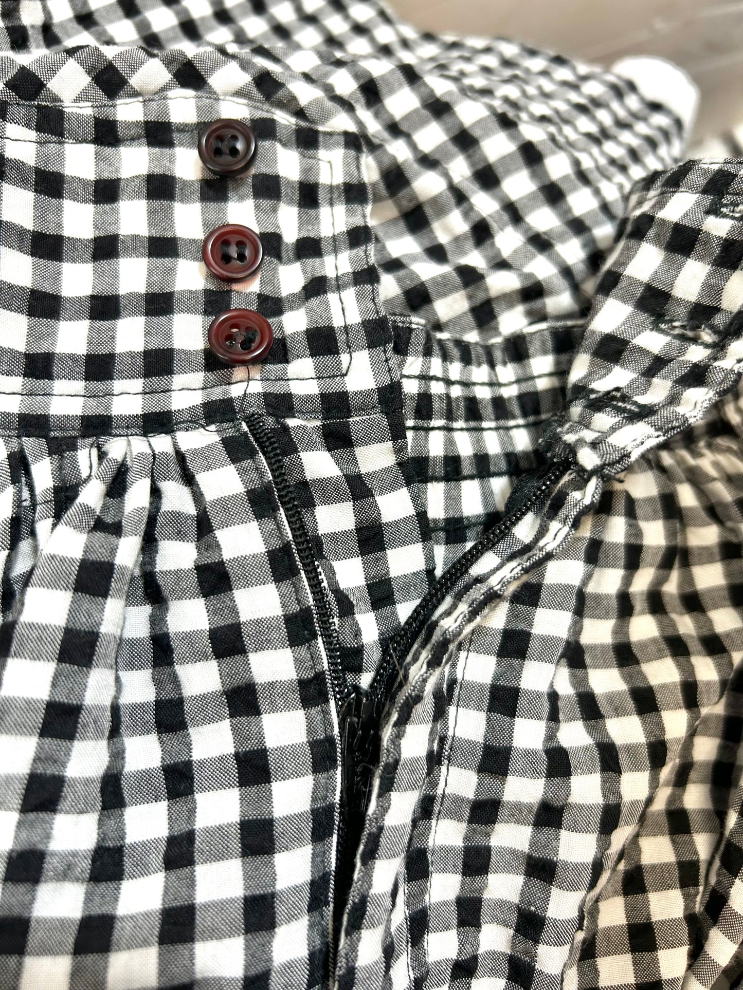 Vintage Gingham Plaid Skirt [F27681]