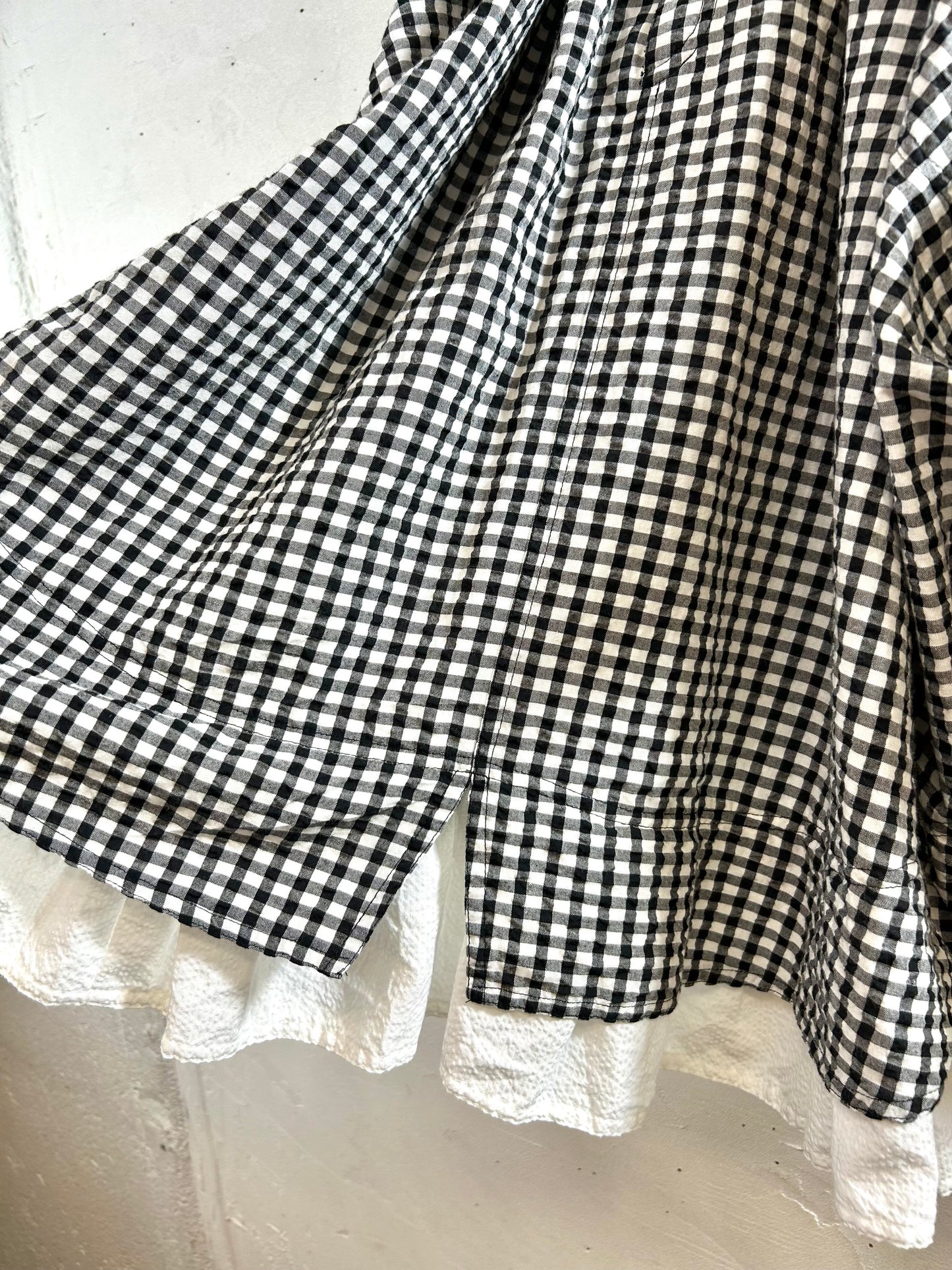 Vintage Gingham Plaid Skirt [F27681]