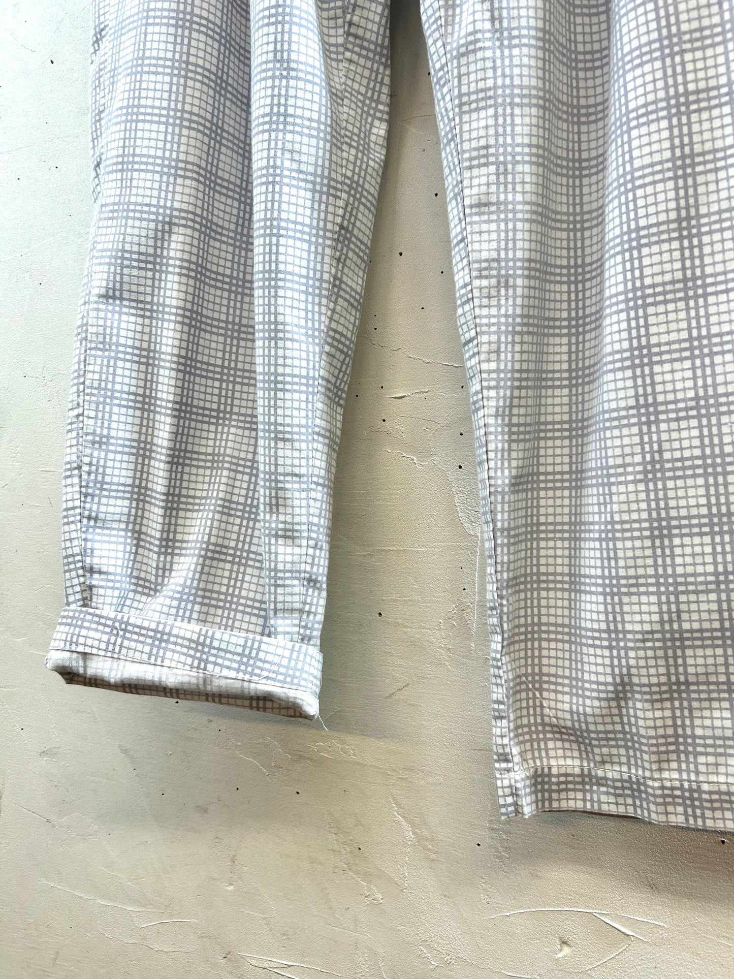 Vintage Plaid Tuck Pants 〜AMILANO〜 [F27683]