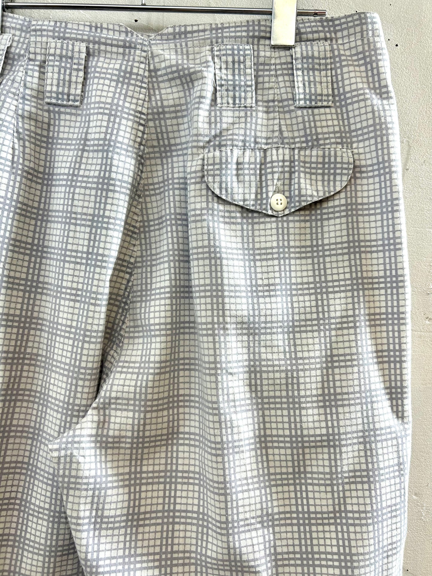 Vintage Plaid Tuck Pants 〜AMILANO〜 [F27683]