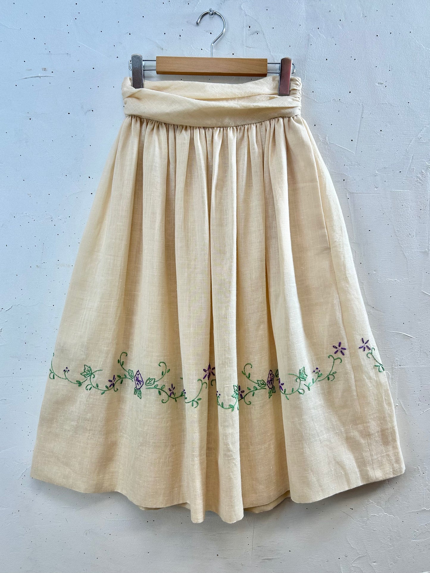 Vintage Hand Embroidery Skirt [E30336]