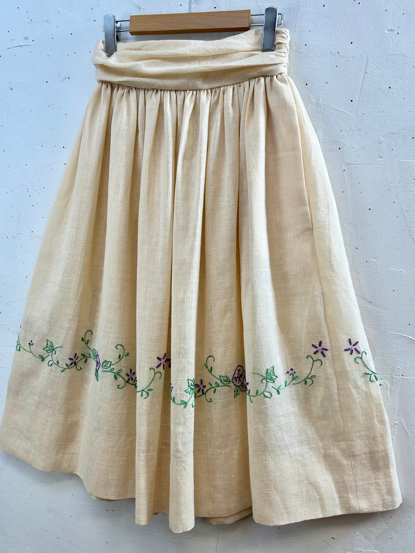 Vintage Hand Embroidery Skirt [E30336]