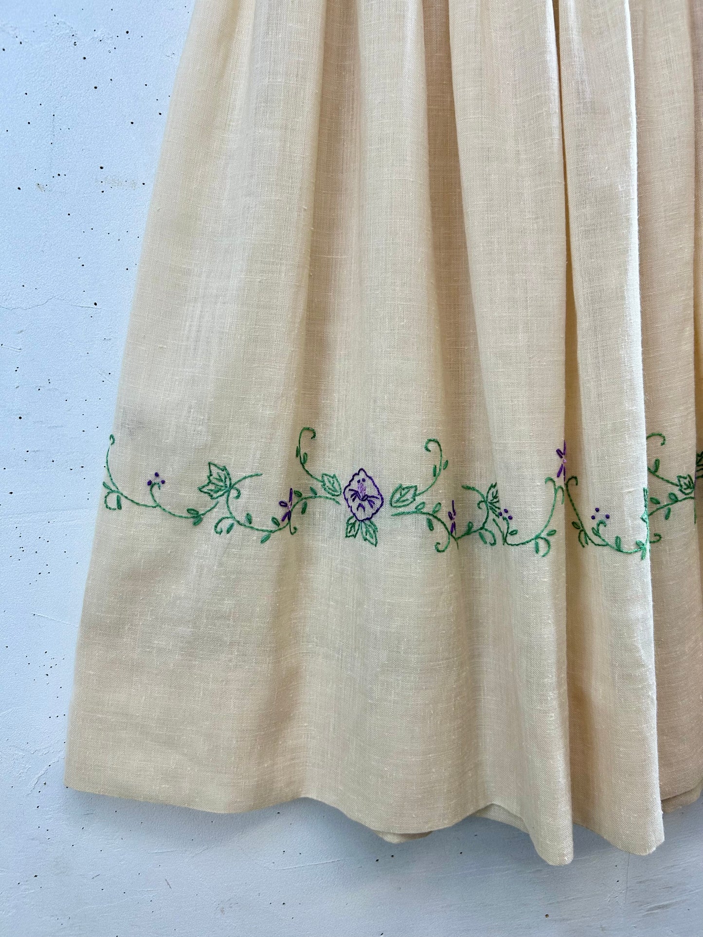 Vintage Hand Embroidery Skirt [E30336]