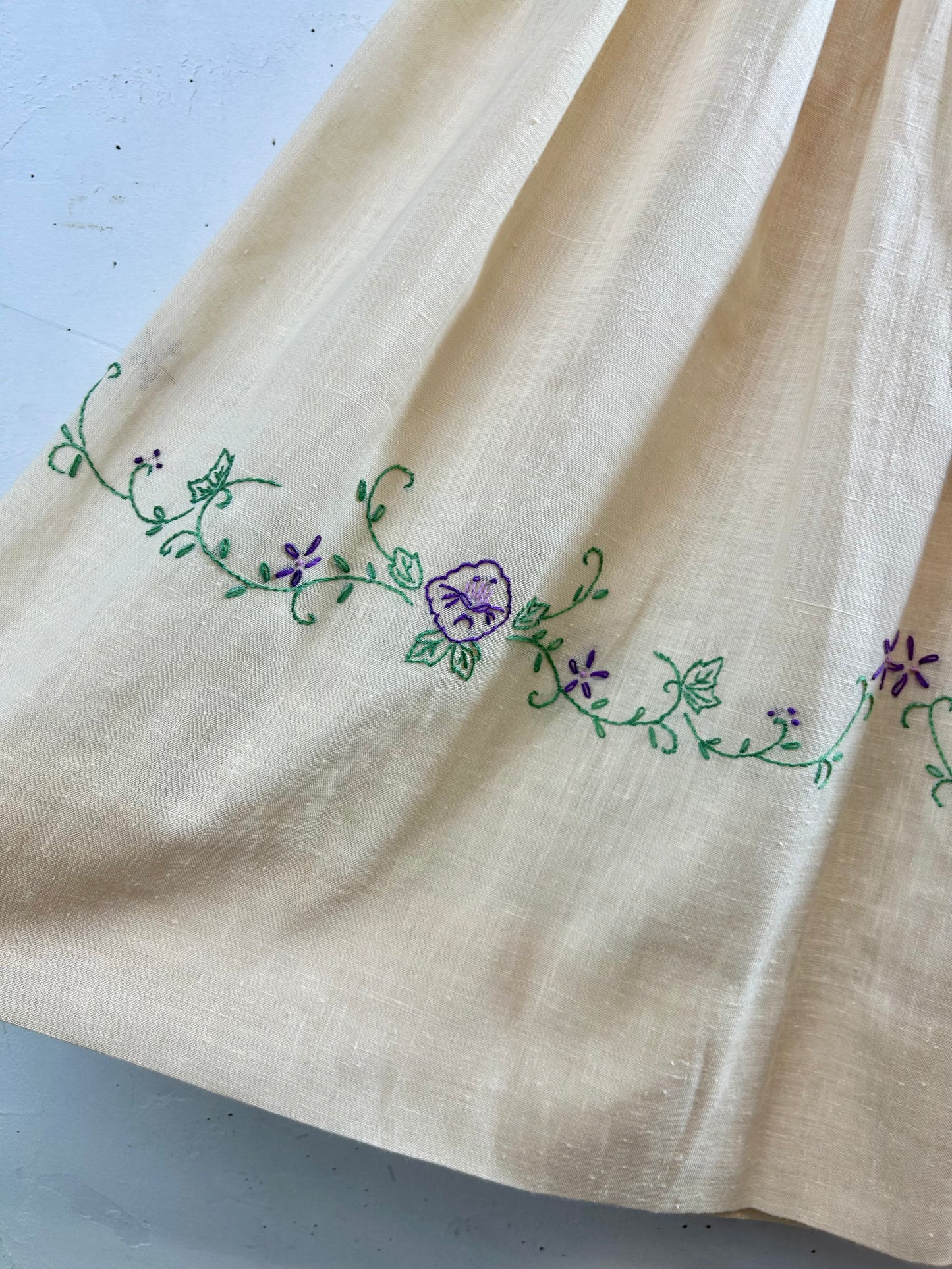 Vintage Hand Embroidery Skirt [E30336]