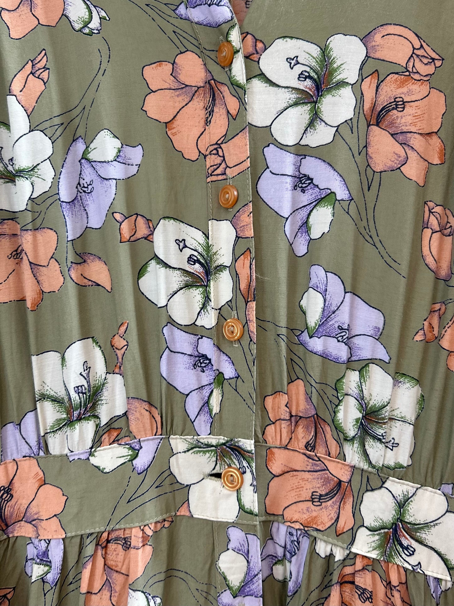 Vintage Viscose Dress [D29922]