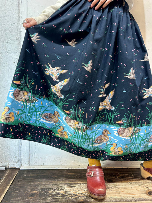 Vintage End Pattern Skirt [A26119]