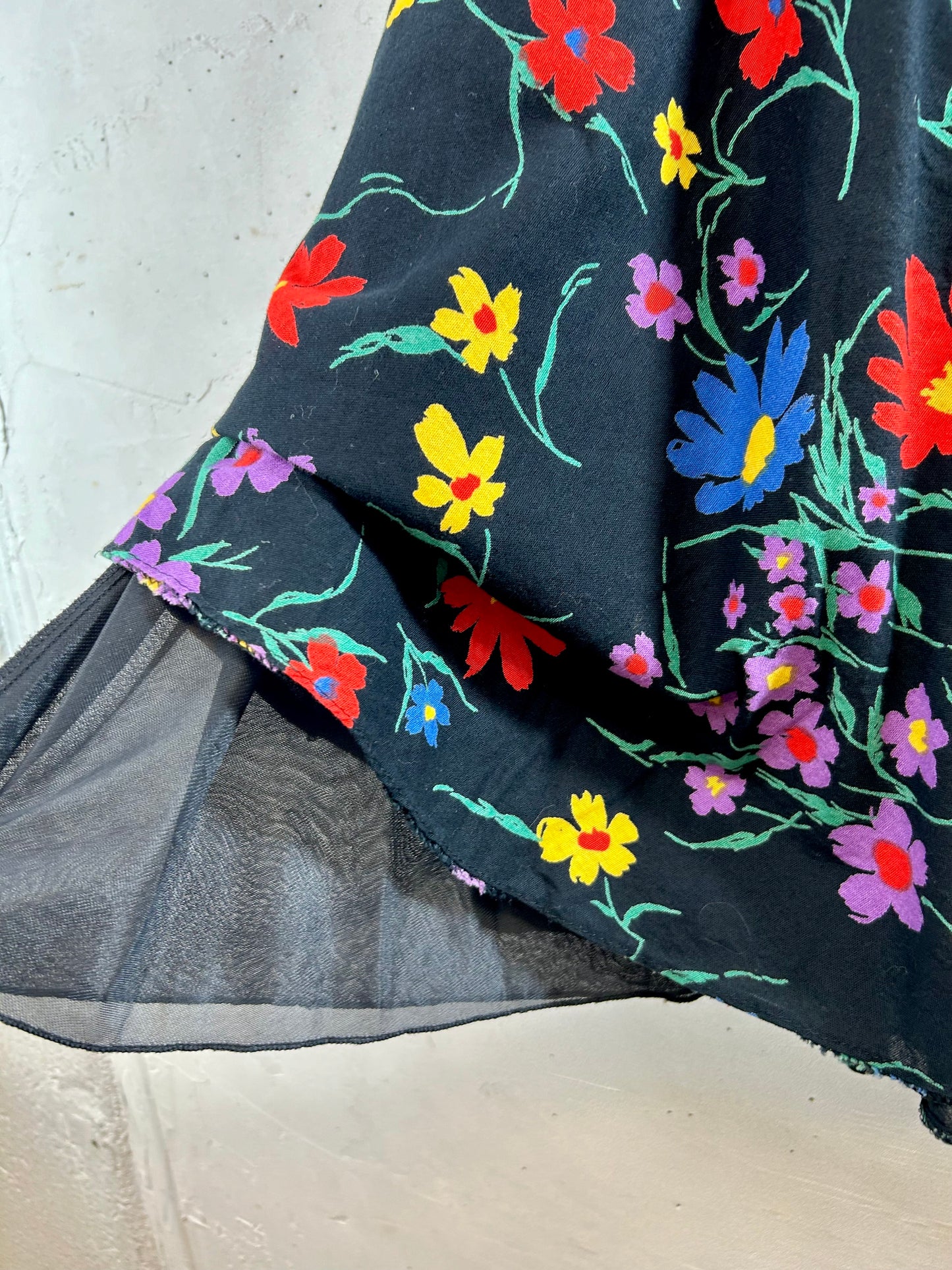 Vintage Flower Skirt  [F27694]