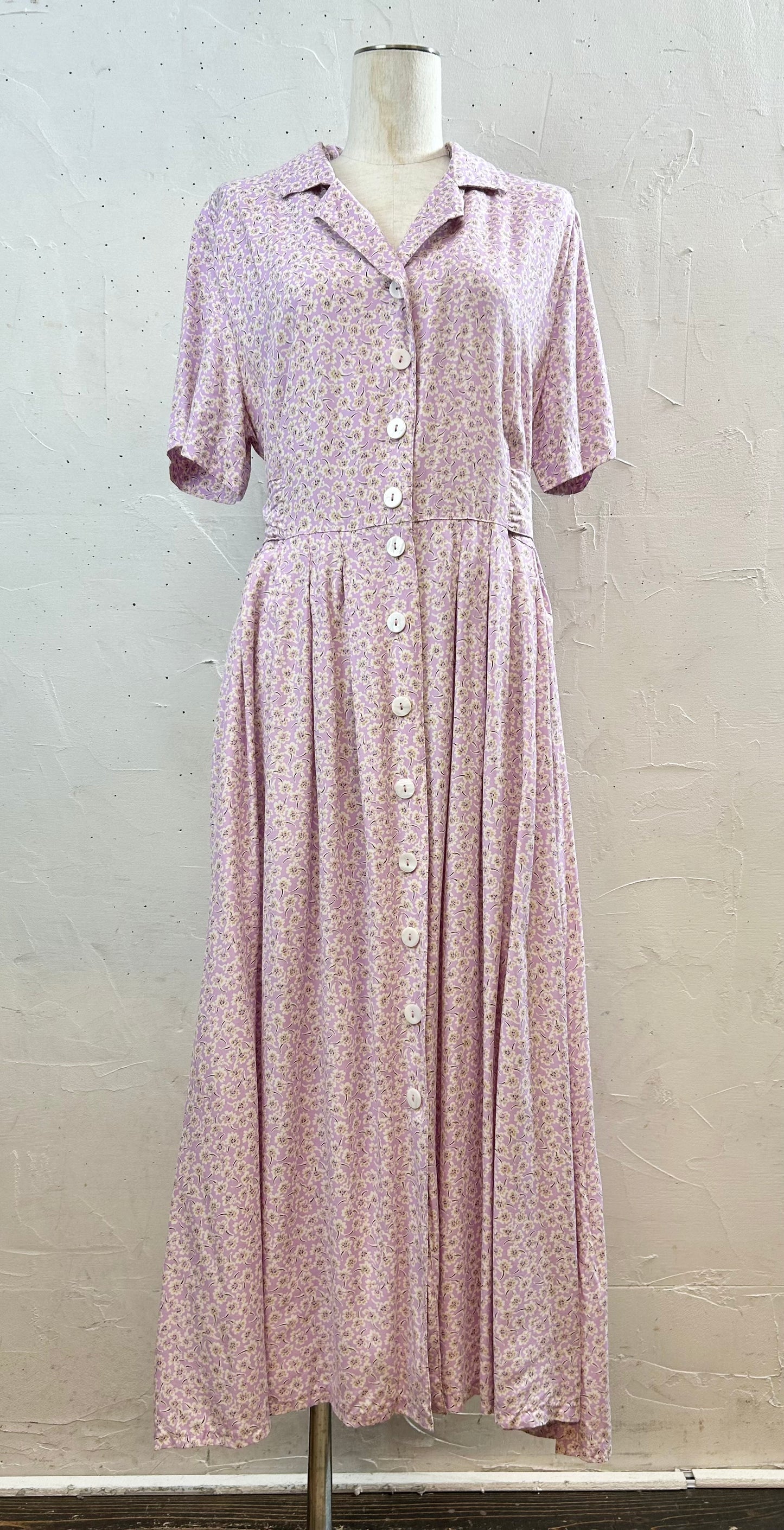 Vintage Viscose Dress [C29690]