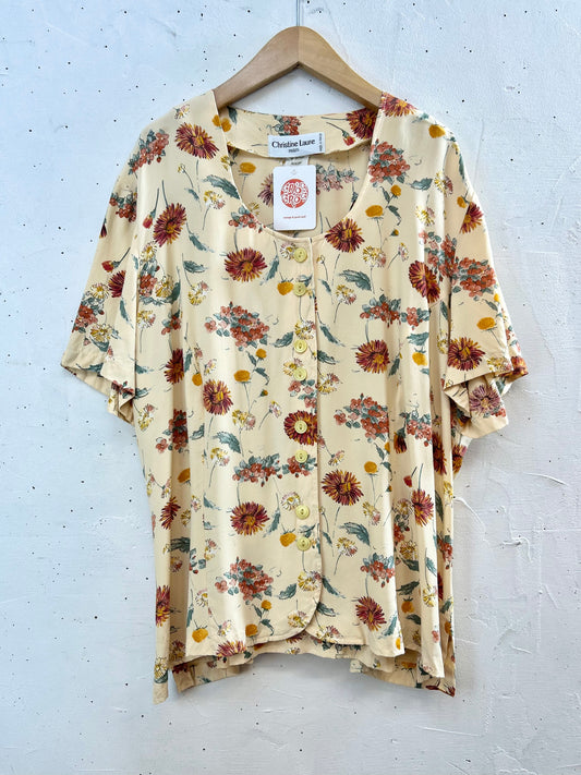Vintage Viscose Shirt MADE IN FRANCE [D29921]