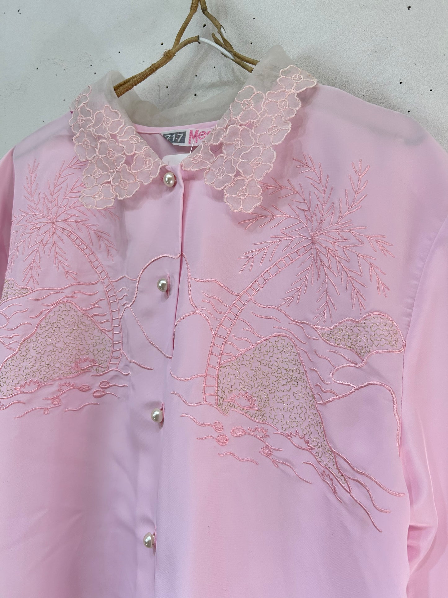 Vintage Embroidery Shirt [C26653]