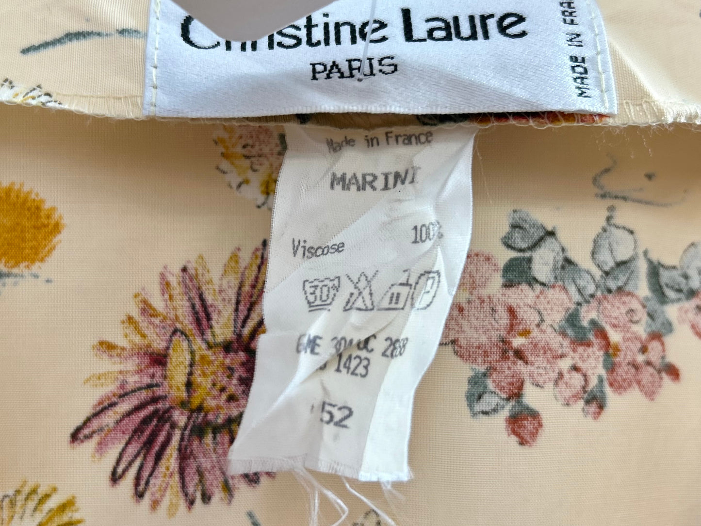 Vintage Viscose Shirt MADE IN FRANCE [D29921]