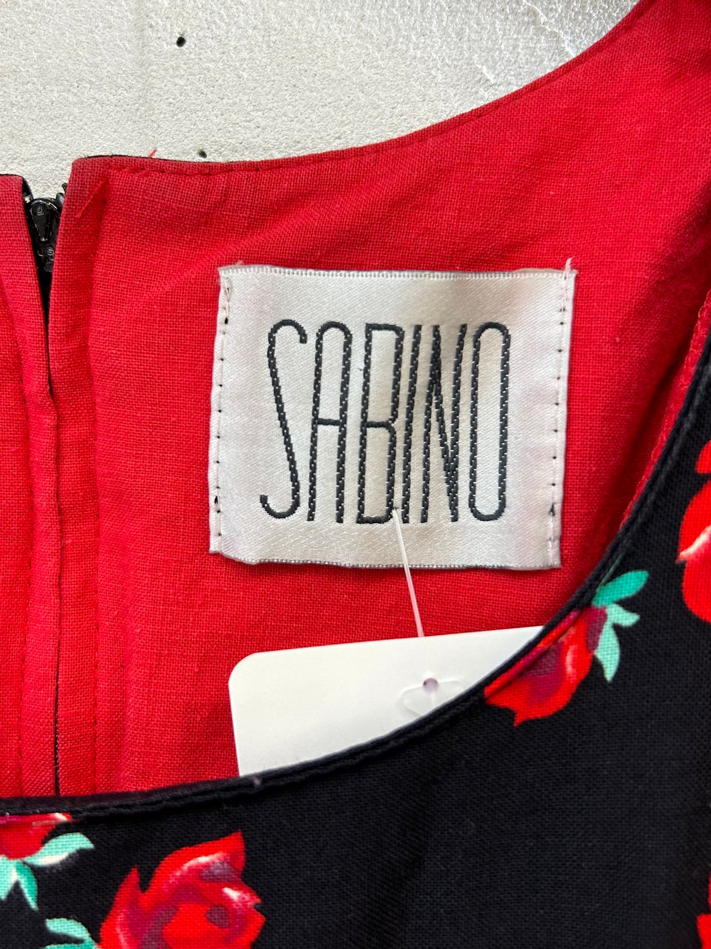 '80s Vintag Dress MADE IN USA 〜SABINO〜 [G27989]