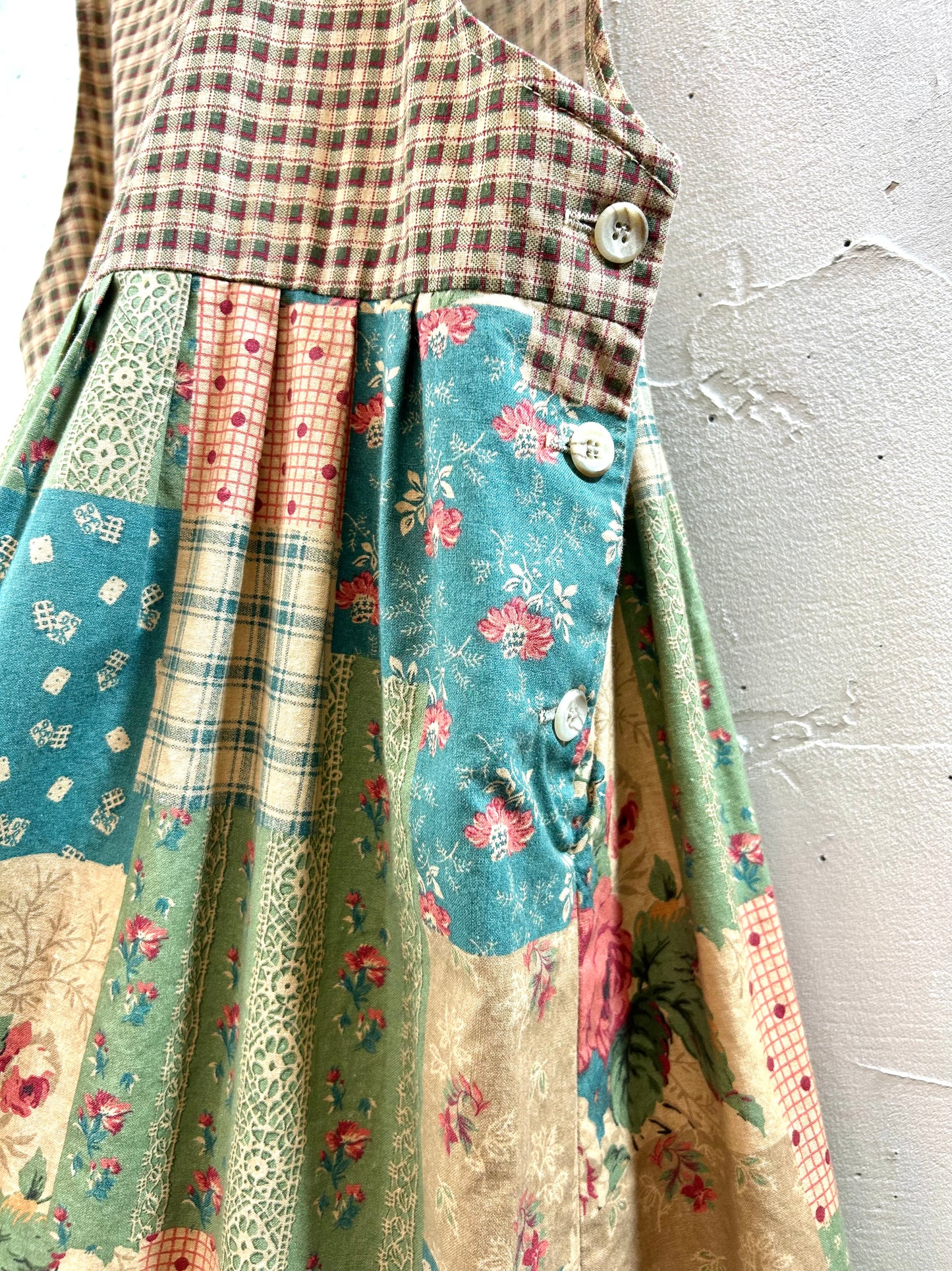 Vintage Over Dress MADE IN USA [L29031]