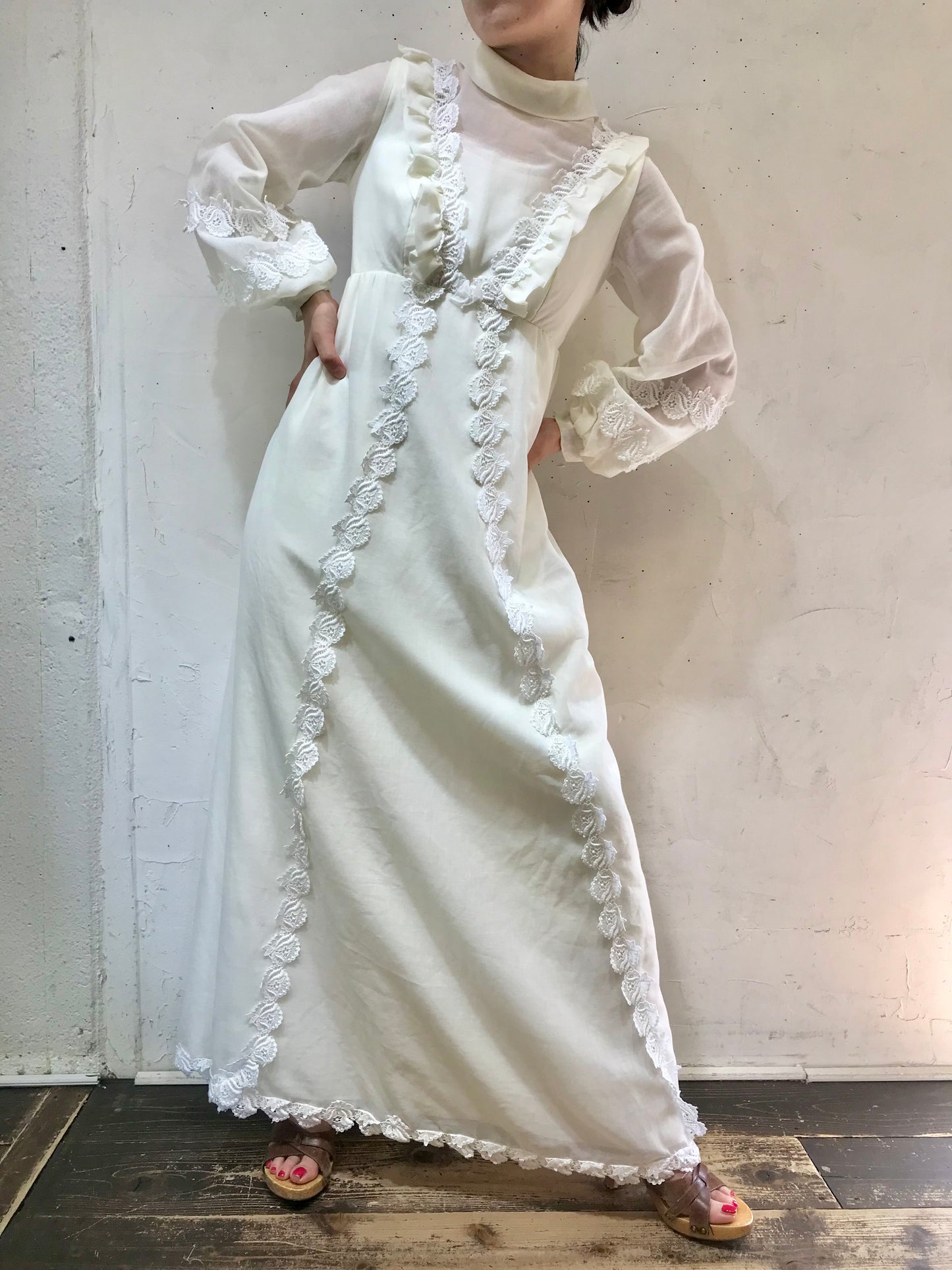 ’70s Vintage Dress [H24684]